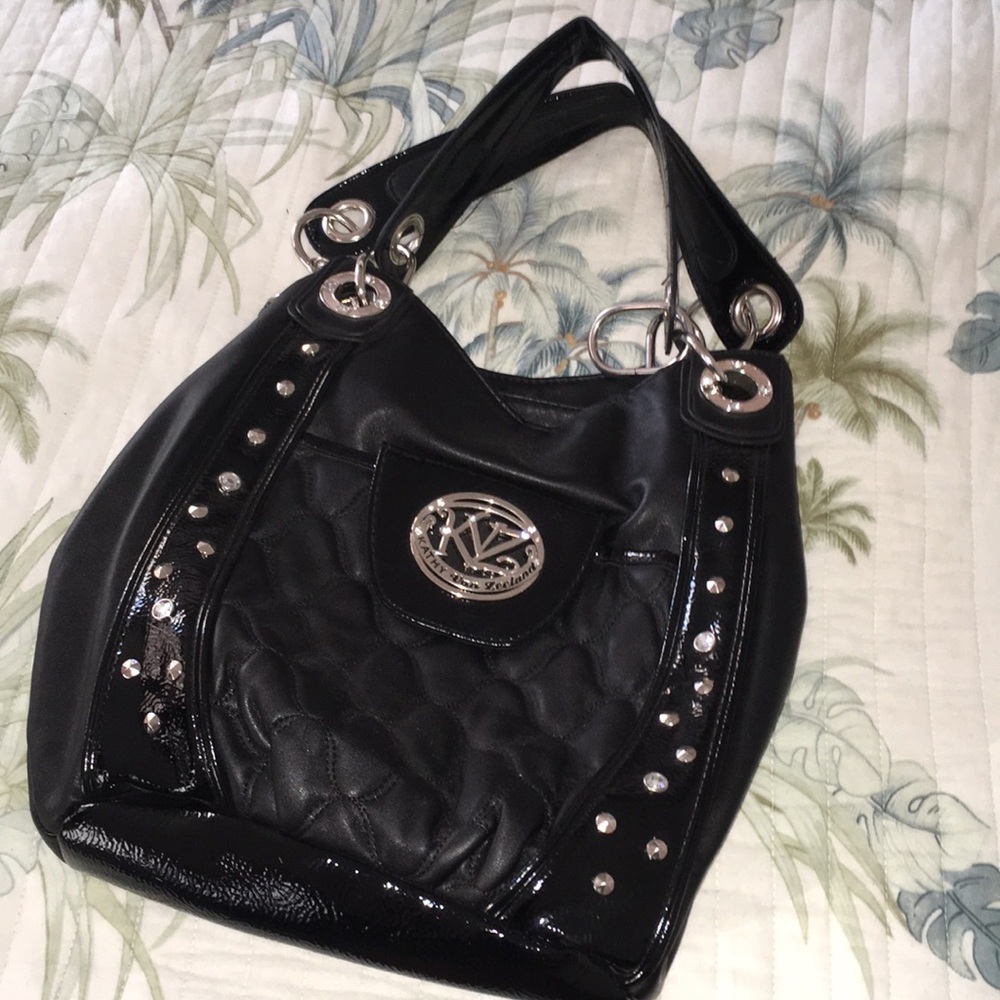 Kathy van Zeeland Black purse